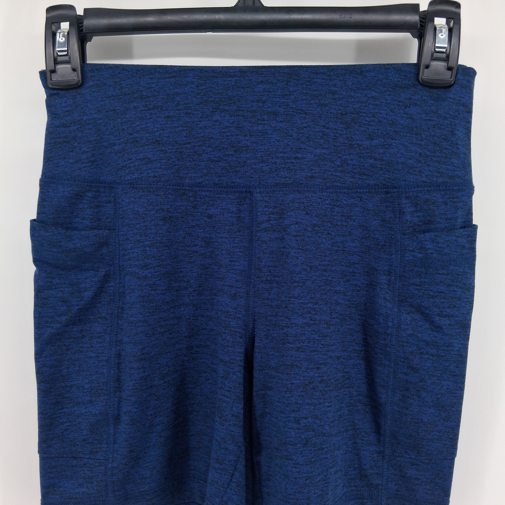 Vineyard Vines Deep Navy Marled Bike Shorts with Side Pockets